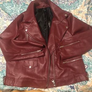 Faux Leather Jacket